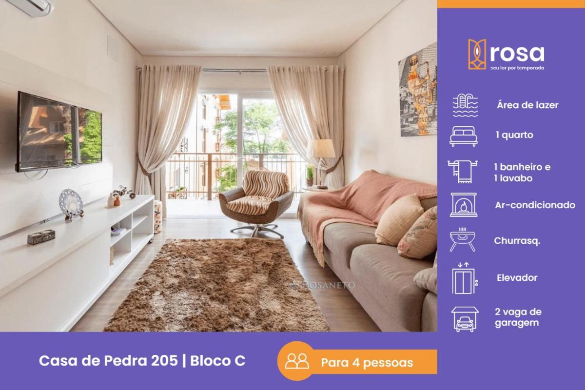Апартаменты Rosa Edificio Casa De Pedra Грамаду Экстерьер фото