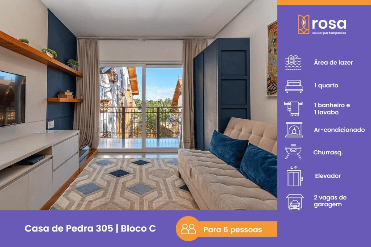 Апартаменты Rosa Edificio Casa De Pedra Грамаду Экстерьер фото